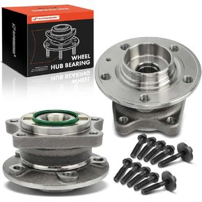 A-Premium 2 x Rear Wheel Bearing and Hub Assembly Compatible with Volvo S60 2002-2009, XC70 2003-2007, S80 2004-2006, V70 2001-2007