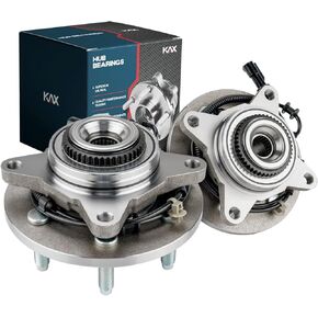 KAX 515046 Front Wheel Bearing and Hub Assembly for 4x4 4WD 2004 2005 F150, Wheel Bearing for 2004 F150 Heritage,2 pcs