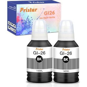 GI-26 GI26 GX7021 Ink Bottles Set Compatible for Canon 26 GI-26 GI26 26 Ink Refill Bottles Work for Canon MAXIFY GX4020 GX7021 GX6021 GX5020 GX3020 GX7020 GX6020 GX6120 Megatank Printer 5 Pack