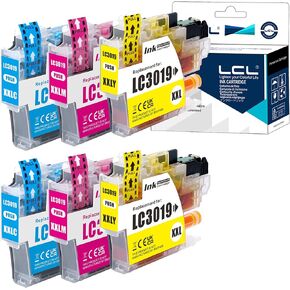 LCL Compatible Ink Cartridge Replacement for Brother LC3017, LC3019 High Yield MFC-J5330DW J6530DW J6930DW J6730DW MFC-J5335DW (6-Pack 2C 2M 2Y)