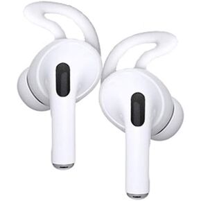 Ear Hooks for Airpods Pro, Culoda Anti-Slip Protective Case Cover for Apple AirPods Pro(DO NOT Fit for Charging Case) - 3 Pairs(White)