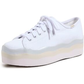 Keds women's Triple Up Canvas Wave Foxing Sneaker