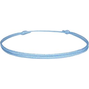 Thin Light Blue Cord Bracelet for Men Women Teen Unisex Adult - Waterproof Nylon Surfer String Friendship Bracelets Summer Beach Accessories
