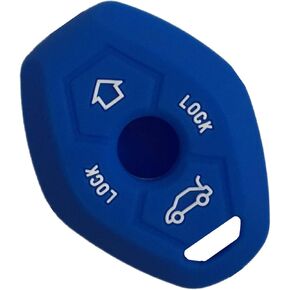 Replacement Fit for Rpkey Silicone Keyless Entry Remote Control Key Fob Cover Case protector for BMW 3 5 7 Series M3 M5 M6 X3 X5 Z3 Z4 Z8 LX8FZV