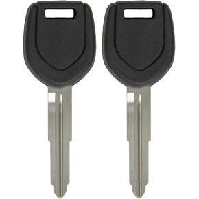 Keyless2Go Replacement for New Uncut Transponder Ignition Car Key MIT17A-PT (2 Pack)