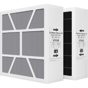 X7935 Furnace Air Filter Replacement Compatible with Lennox X7935 Filter Model HCC14-23 and Honeywell Filter Models FC100A101 And FC200E1011, 20"x20"x5" MERV 16 Filter, 1 Pack