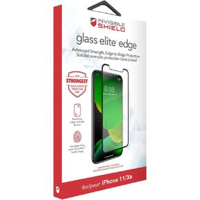 ZAGG InvisibleShield Glass Elite Edge Screen Protector for iPhone 11 and iPhone XR – Tempered Glass, Smudge-Free ClearPrint, Extreme Shatter, Impact and Scratch Protection