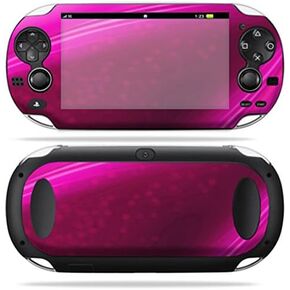 MightySkins Skin Compatible with PS Vita PSVITA Playstation Vita Portable wrap Sticker Skins Pink Abstract