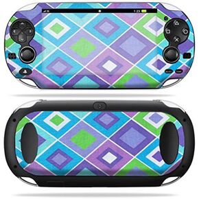 MightySkins Skin Compatible with PS Vita PSVITA Playstation Vita Portable wrap Sticker Skins Pastel Argyle