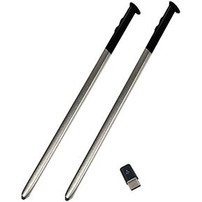 2 Pack Black LCD Stylus Pen Replacement Part for Motorola Moto G Stylus 2020 Pen Replacement with Type C Adapter