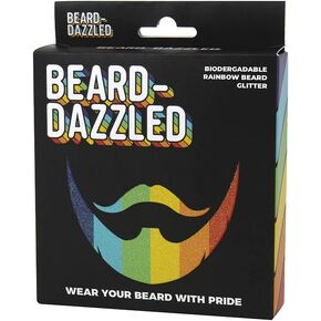 Rainbow Pride Dazzle Beard Glitter
