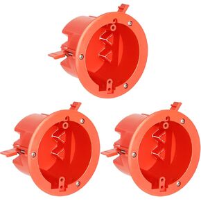 [3 Pack] CLOUDY BAY Single Gang Electrical Outlet Box,14 Cubic Inch Junction Box,Old Work Box,UL Listed