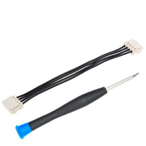 MMOBIEL Power Supply Cable Connector 4-Pin Replacement for PlayStation 4 PS4 ADP-240CR 65mm Including TR8 Screwdriver