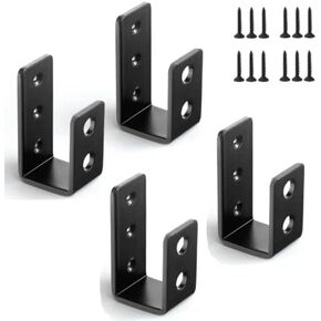 Liphontcta 2x4 Doade Brackets, Heavy Duty Open Bar Security Holder Garden Sculpture Outdoor Decoration