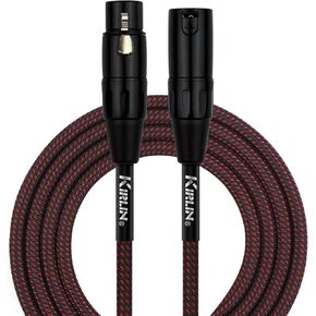 Cable Microphone Cable, Black/Red, 20ft (MFMW-270-20FT/BR)
