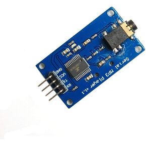 1Pcs YX5300 MP3 Music Player Module Voice Serial Port UART Control Module with TF Card Slot for Arduino/AVR/ARM/PIC