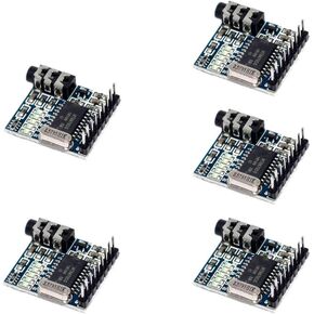KOOBOOK 5Pcs MT8870 DTMF Voice Decoder Decoding Module Telephone/Audio Decoder Speech Module for Arduino