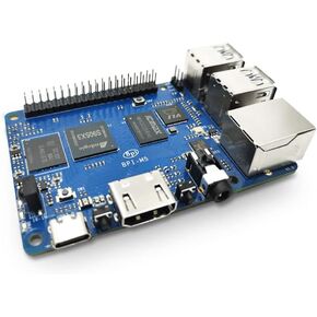 Banana Pi BPI-M5 Amlogic S905X3 Single Board Computer with LPDDR4 4GB RAM and 16GB eMMC Storage for AIOT Support Android Debian Raspbian Armbian