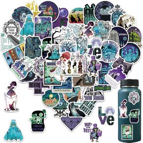 50 Pcs Walle Stickers Waterproof Vinyl Stickers for Water Bottles Laptop Skateboard Luggage Computer Stickers for Teens Girls Kids (Black-Walle)