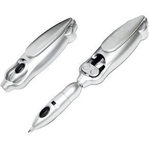 Transformers Pen Transforming Robotic Ballpoint Pen Robot 2007 Cool Silver