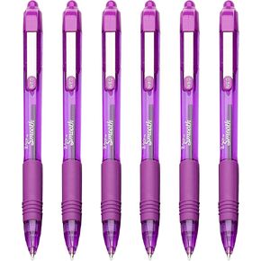 Z-Grip Smooth - Retractable Ballpoint Pen - Pack of 6 - Purple