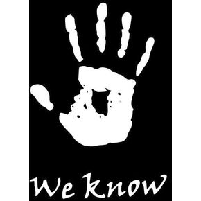 AK White Hand | Skirim We Know Decal for car | Van | Trucks | Motorcycle | Bumper | Window Any Smooth Surface Size: 5