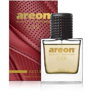 AREON Car Perfume 1.7 Fl Oz. (50ml) Glass Bottle Cologne Air Freshener for Cars, Blue