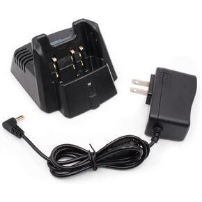 Replace CD-34 Rapid Charger Compatible for Yaesu/Vertex Standard VX-231 VX-351 VX-354 Walkie Talkie FNB-V103Li FNB-V104Li FNB-V95Li FNB-V96Li Battery Charger VAC-300