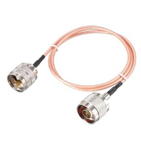 uxcell UHF (PL259) Male to N-Type Male Antenna Cable RG316 Coax Cable 4 Ft for Antenna Analyzer Ham Radio Transceiver