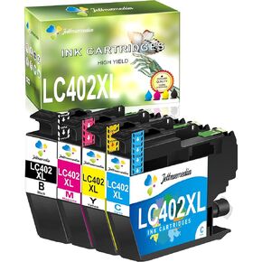 LC402 LC402XL Ink Cartridges Compatible for Brother LC402 XL for Brother MFC-J5340DW MFC-J6540DW MFC-J6740DW MFC-J6940DW J5340 J6540 J6740 J6940 MFCJ5340 MFCJ6540 MFCJ6740 MFCJ6940 Printer Multipack