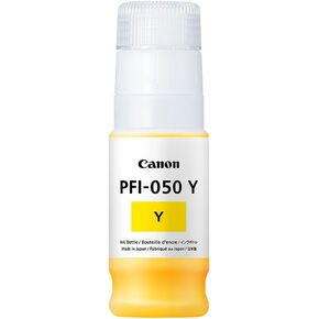 Canon Genuine PFI-050 Y Yellow Ink Cartridge, Compatible with imagePROGRAF TC-20, TC-20M Large Format Printer