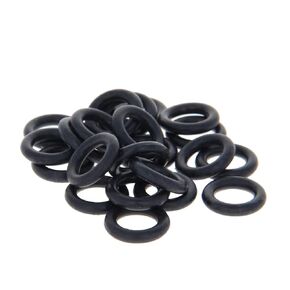 Othmro 50pcs Nitrile Rubber O-Rings, 3.1mm Wire Dia 15mm OD Metric Sealing Nitrile NBR Rubber Washers for Oil or Air Sealing, Professional Plumbing, Car Repair, Air or Gas Connections Black