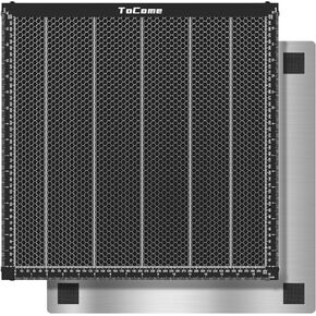 ToCome Steel Honeycomb Laser Bed 400 x 400 mm Laser Honeycomb Cutting Table for Laser Engraver Cutter, 440 x 440 x 22 mm Honeycomb Plate with Aluminum Sheet