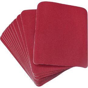MECCANIXITY 20Pcs Iron on Patches for Clothing Repair Fabric Repair Patches Iron-On Mending Fabric Khaki 4.9"x3.7" for Clothes, Pants, Bags Hole Repairing and Decoration