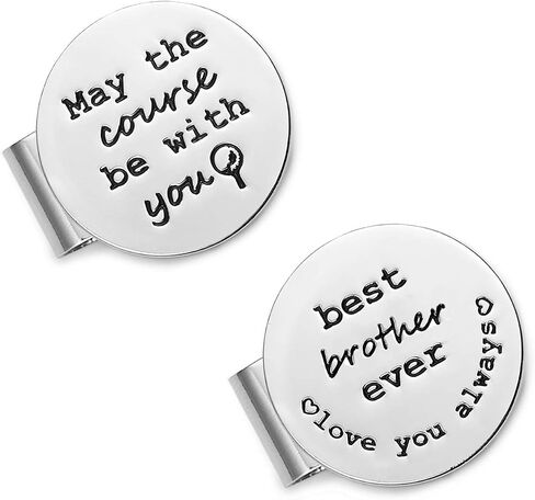 Melix Home Golf Ball Marker Magnetic Hat Clip Golfer Gifts for Dad Grandpa Husband Boyfriend Golf Accessories Gift Set of 2 in Saudi Arabia