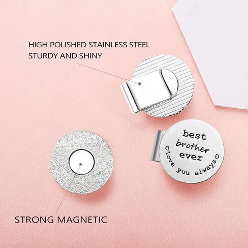 Melix Home Golf Ball Marker Magnetic Hat Clip Golfer Gifts for Dad Grandpa Husband Boyfriend Golf Accessories Gift Set of 2 in Saudi Arabia