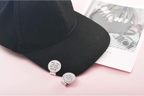 Melix Home Golf Ball Marker Magnetic Hat Clip Golfer Gifts for Dad Grandpa Husband Boyfriend Golf Accessories Gift Set of 2 in Saudi Arabia