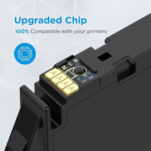 خرطوشة حبر 972A 4 PK بديلة متوافقة مع HP 972 A Combo Pack| ارتفاع العائد | يعمل مع طابعة PageWide MFP 377dw / 377dn / 477dw / 477dn / 577dw / 577z (BCMY) in Kuwait
