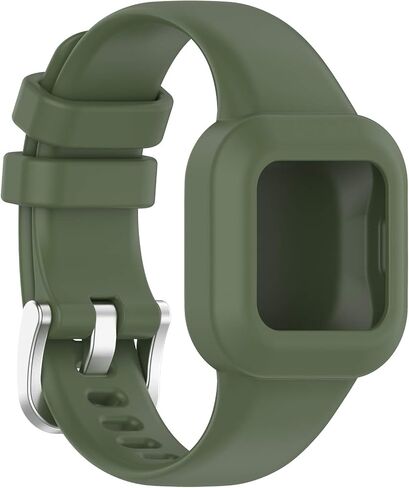 سوار سيليكون REYDA متوافق مع Garmin Vivofit jr.3، سوار ساعة سيليكون مرن ناعم ومسامي، سوار معصم رياضي بإبزيم معدني لسوار بديل لـ Garmin Vivofit jr.3 لتتبع اللياقة البدنية in Kuwait