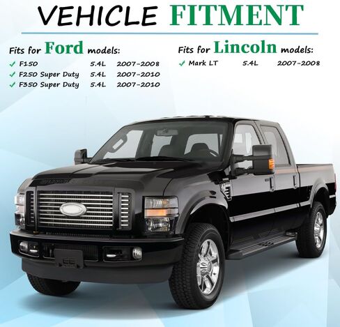 حاقن الوقود يناسب فورد: F150 5.4L 2007-2008 / F250 Super Duty 5.4L 2007-2010 / F350 Super Duty 5.4L 2007-2010، لينكولن: Mark LT 5.4L 2007-2008،#0280158138(8 قطع) in Kuwait