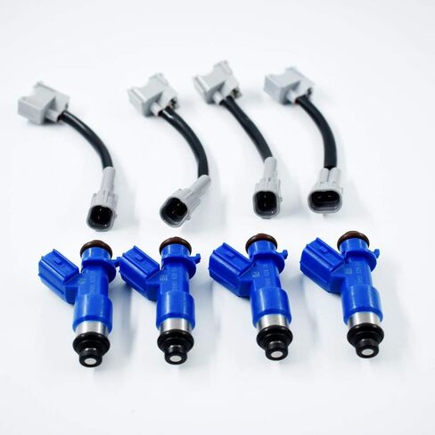 labwork 4X 410cc New Fuel Injectors w/Plug & Play Adapters Replacement for Honda Acura RDX in Saudi Arabia