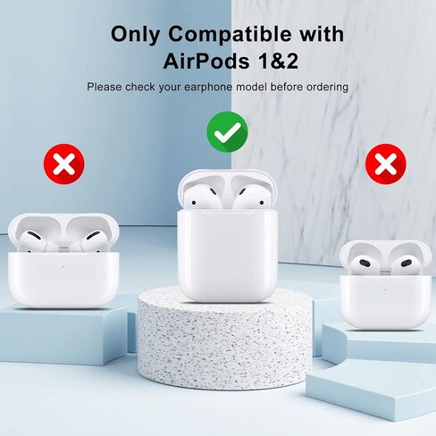 Compatible with AirPods Case Cover, Soft Silicone Case with Gold Heart Pattern for AirPods 2&1 Generation Case with Rhinestone Studded Love Heart Keychain (Black) in Saudi Arabia