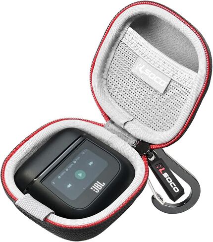 حافظة صلبة RLSOCO لسماعات الأذن JBL Tour Pro 2 True اللاسلكية المانعة للضوضاء - أسود (الجراب فقط) in Saudi Arabia
