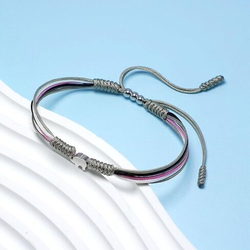 Cute Animals Tracking Bracelet, Luck and Protection Gift, Tibetan Bracelet, Surfer String Wrap Bracelet for Men, Women, Forever Love Friendship Bracelet in Saudi Arabia