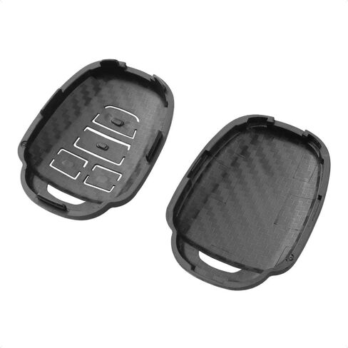 TANGSEN Key Fob Case Cover Compatible with Scion FR-S IQ TC XB Toyota 86 Camry Corolla Highlander Prius C RAV4 Sequoia Tacoma Tundra Yaris 2 3 4 Button Keyless Entry Remote 3D Carbon Fiber ABS Emboss in Saudi Arabia