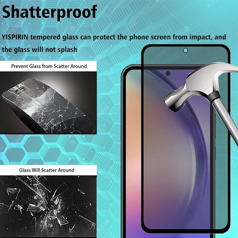 2 Pack for Samsung Galaxy A54 5G Privacy Screen Protector [9H Hardness] HD [Black] Dark Anti Spy Private Tempered Glass Film for Samsung Galaxy A54 5G in Kuwait