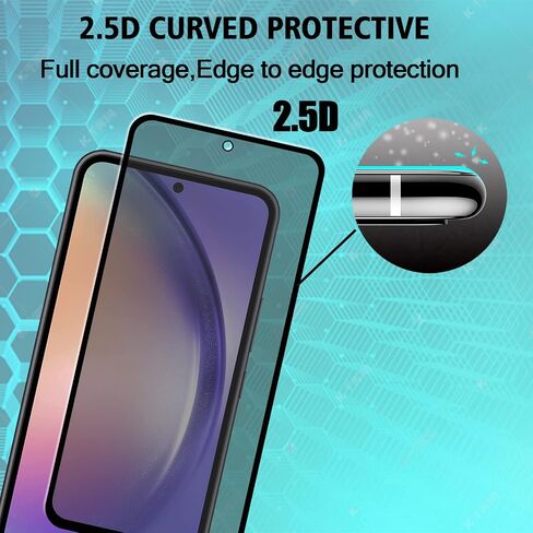 2 Pack for Samsung Galaxy A54 5G Privacy Screen Protector [9H Hardness] HD [Black] Dark Anti Spy Private Tempered Glass Film for Samsung Galaxy A54 5G in Kuwait