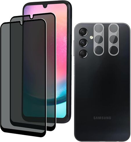 2 Pack for Samsung Galaxy A54 5G Privacy Screen Protector [9H Hardness] HD [Black] Dark Anti Spy Private Tempered Glass Film for Samsung Galaxy A54 5G in Kuwait