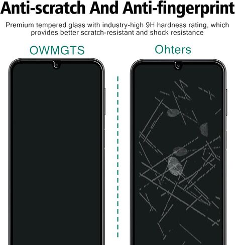2 Pack for Samsung Galaxy A54 5G Privacy Screen Protector [9H Hardness] HD [Black] Dark Anti Spy Private Tempered Glass Film for Samsung Galaxy A54 5G in Kuwait