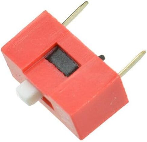 20PCS Slide Type Switch Module 1-Bit 2.54mm 1 Position Way DIP Red Pitch in Saudi Arabia